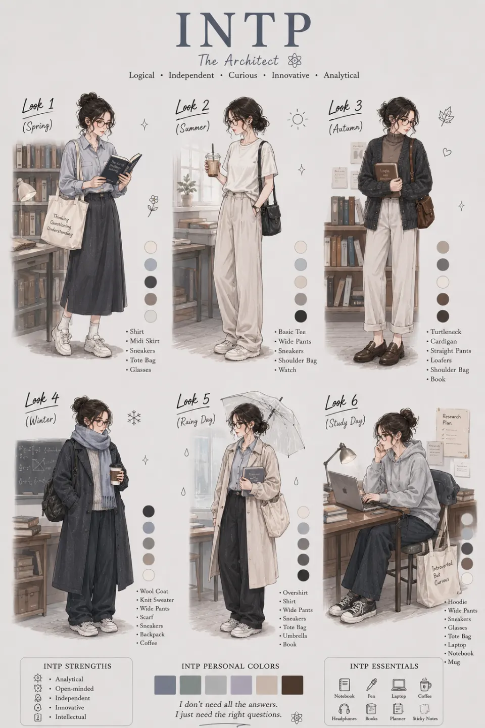 建筑师的四季衣橱