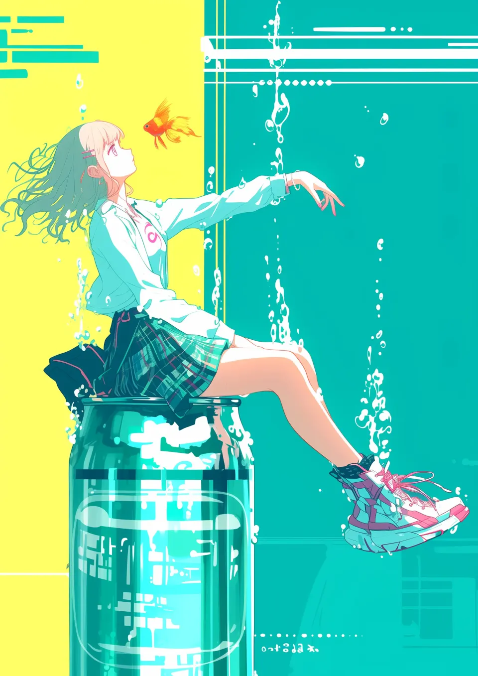 罐中少女与金鱼