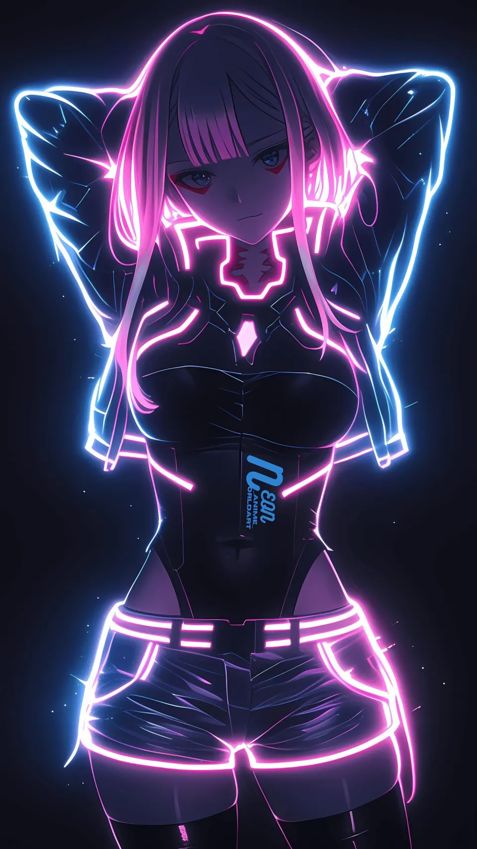 霓虹赛博少女