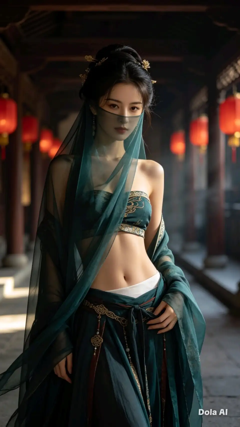 青纱古韵仕女
