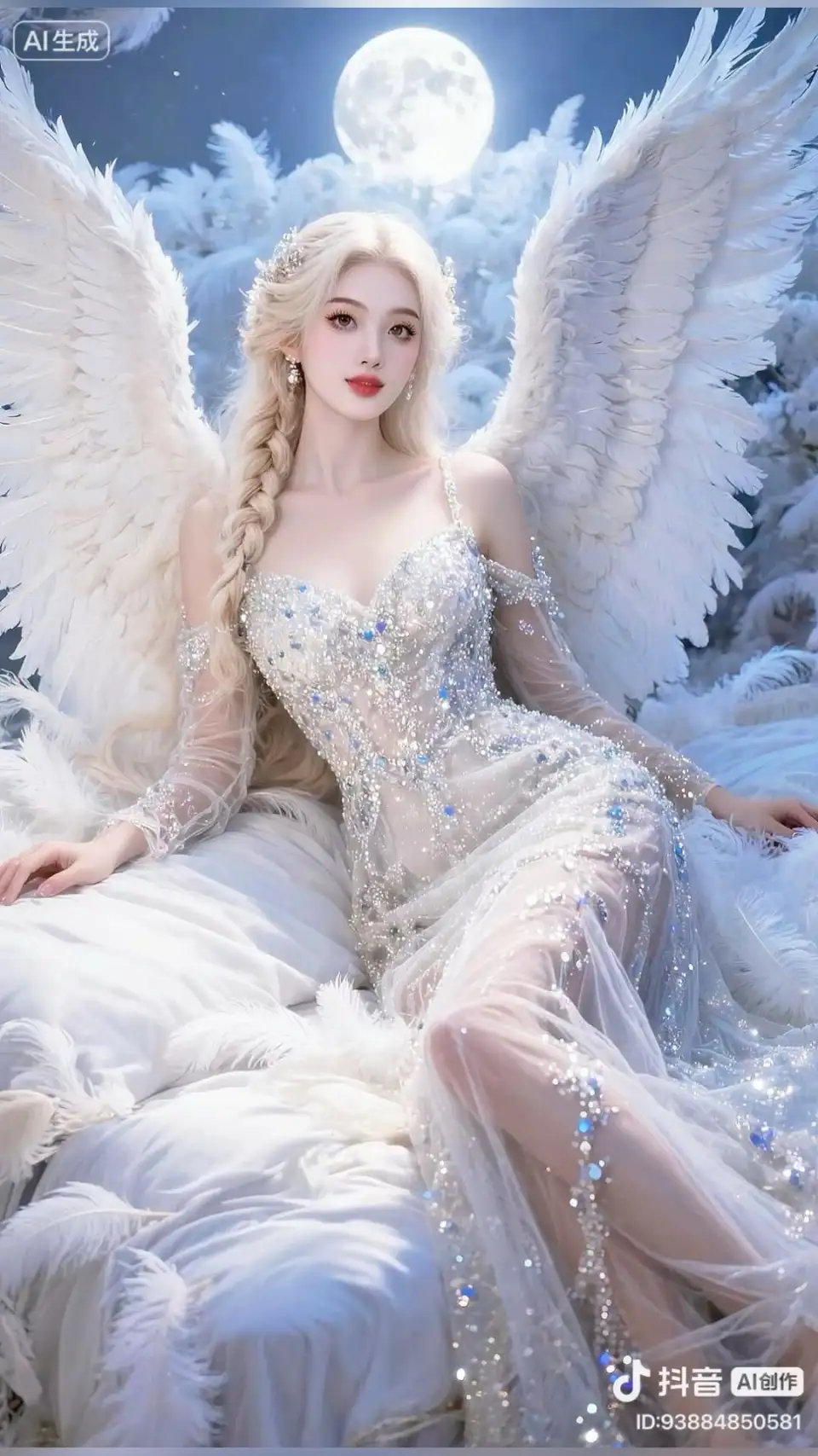 白翼幻想少女