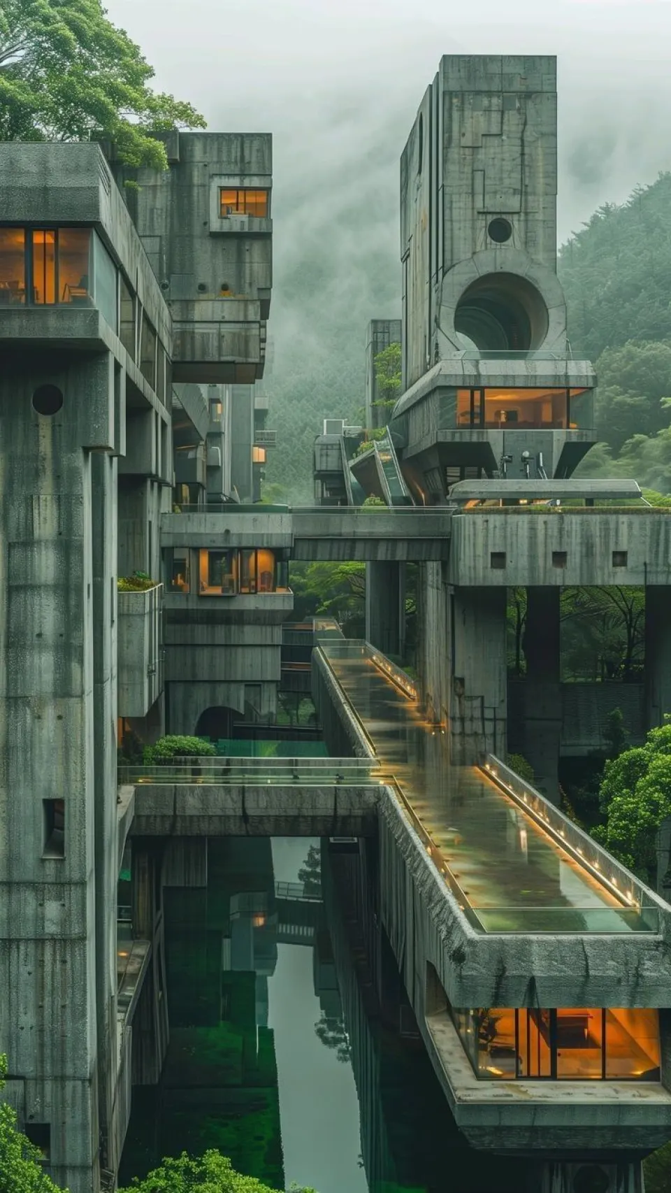 雾谷混凝土迷宫