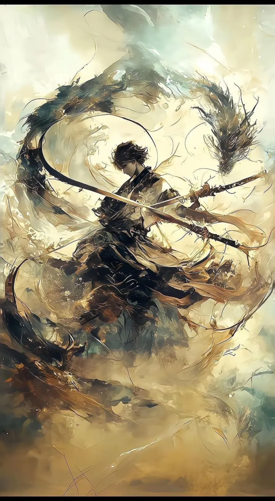 墨韵剑影：龙魂武士