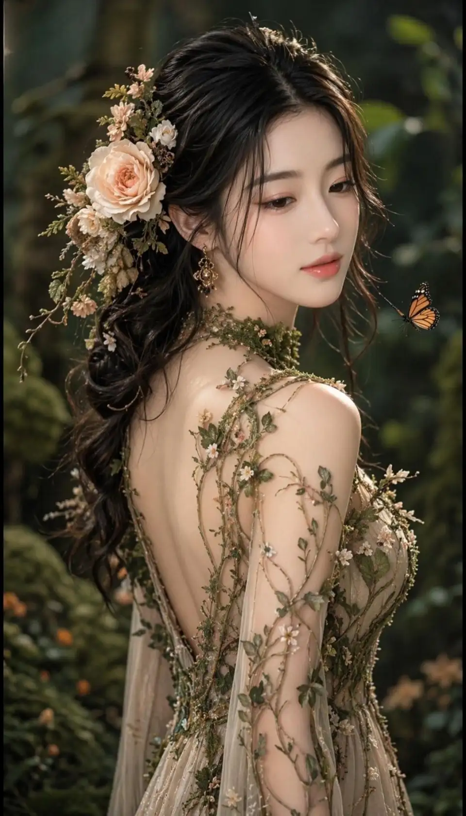林间花语少女
