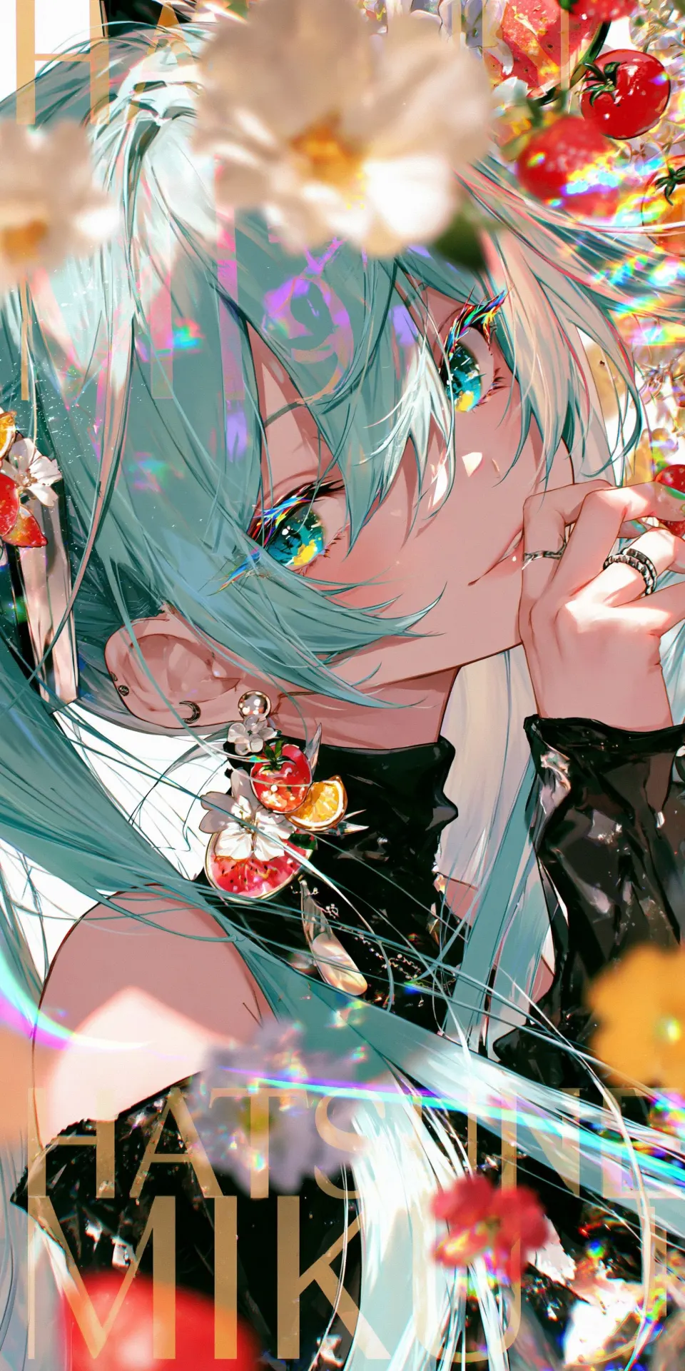幻彩光影下的初音未来