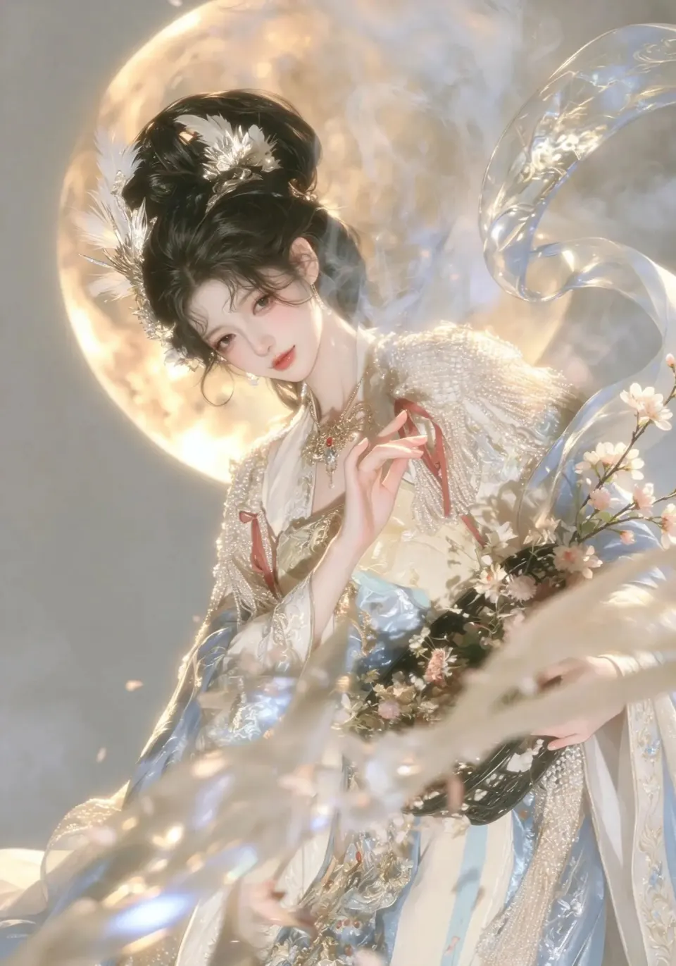 古风女性幻想肖像