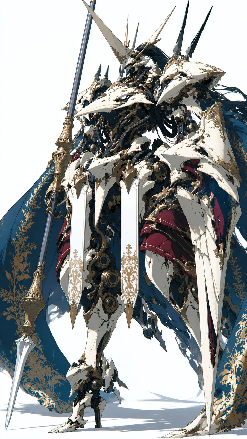 巴洛克风格 ornate 机甲骑士
