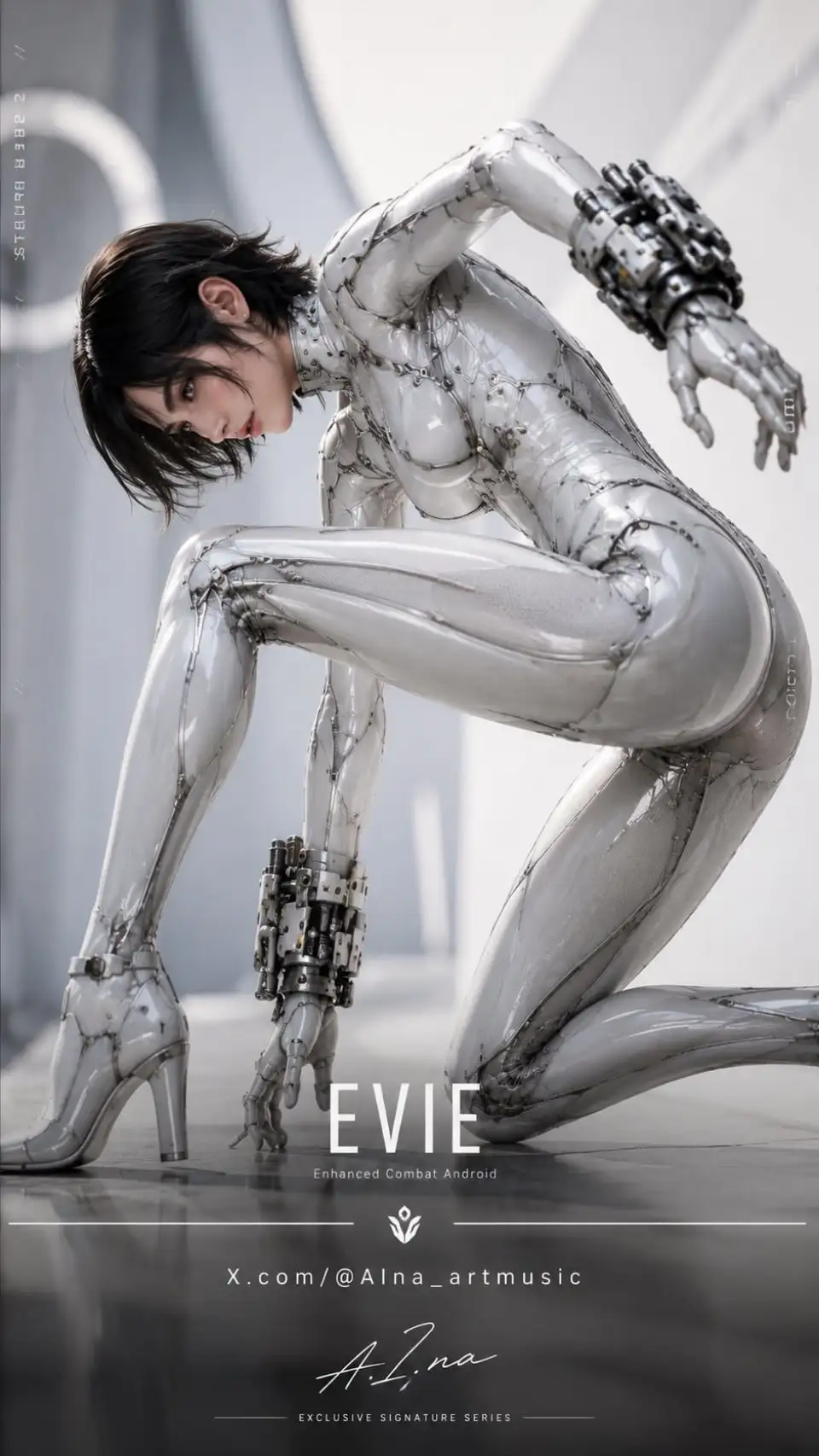 银色战斗仿生人EVIE