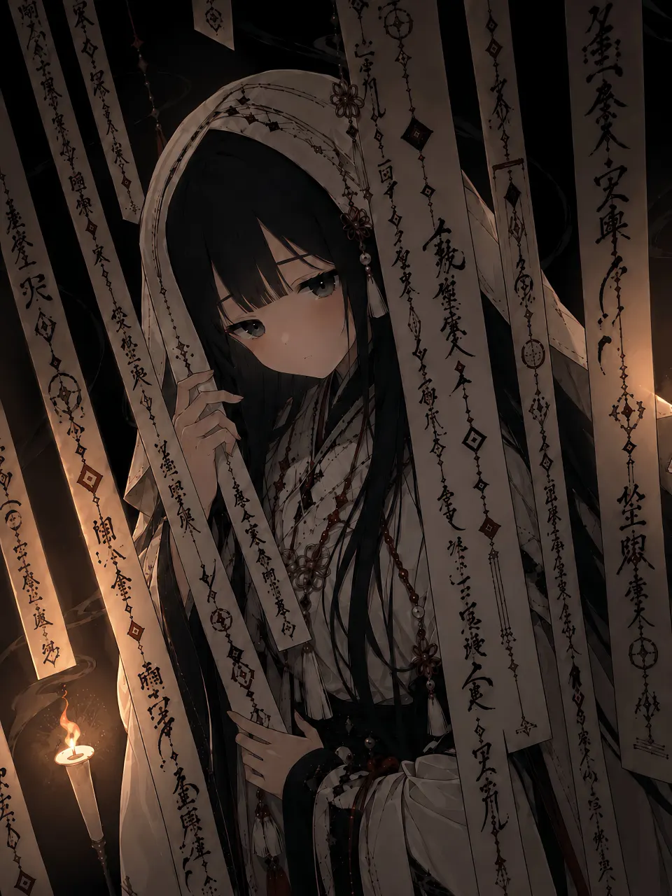 符咒幽影少女