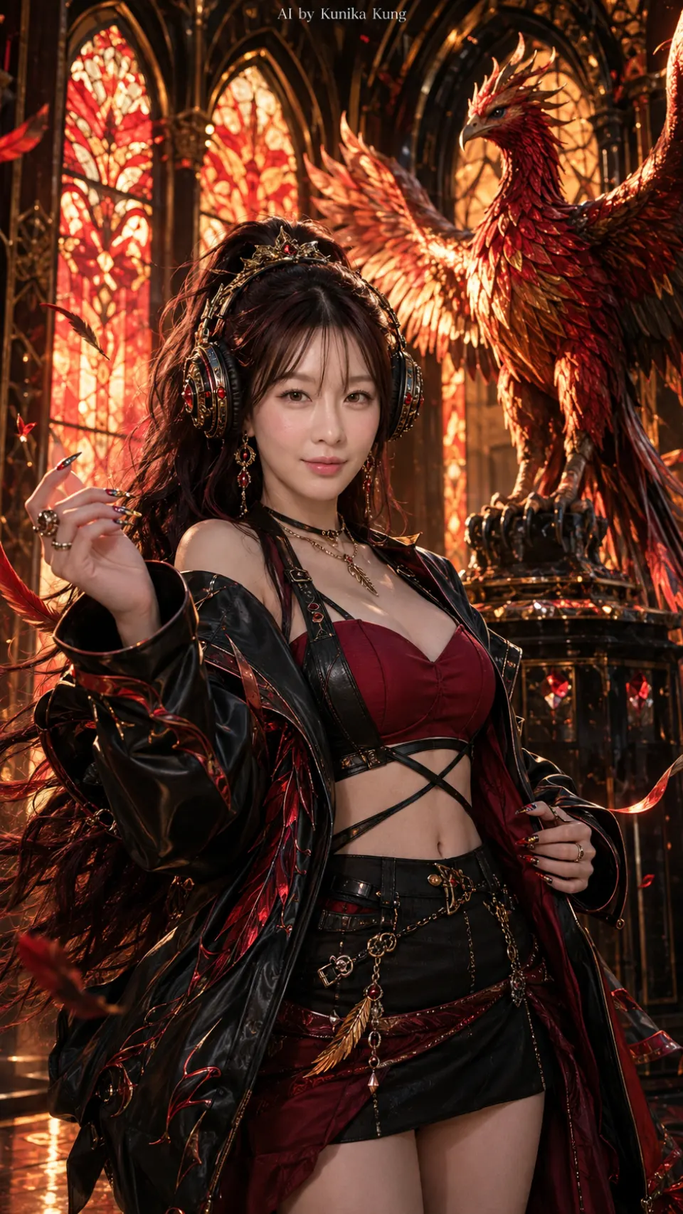 红黑凤凰大厅女性