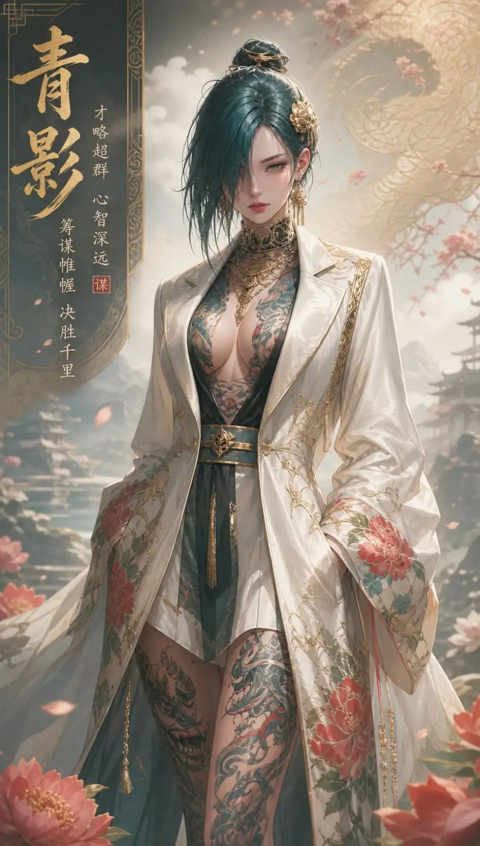 青影：国风纹身女谋士