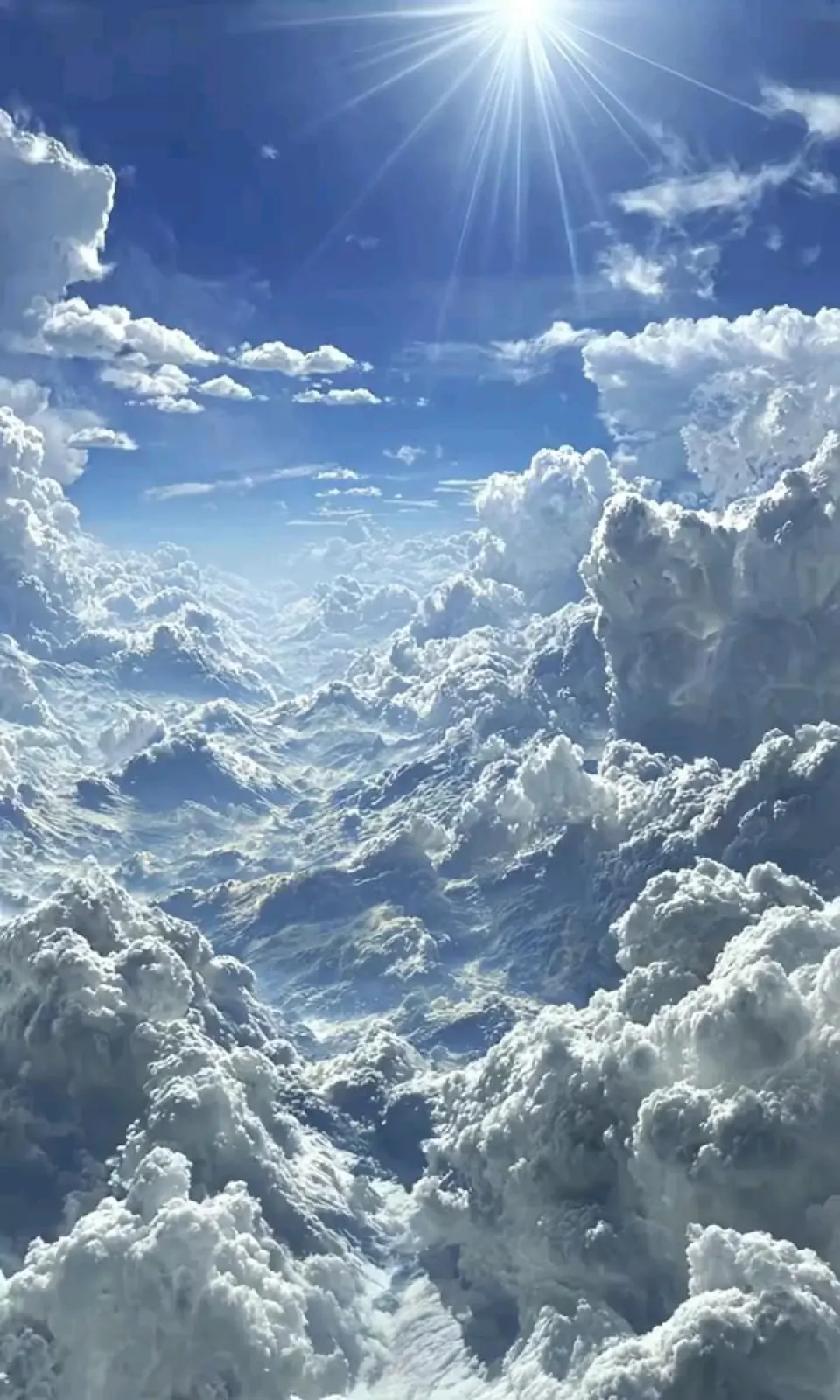 云端之上的璀璨阳光