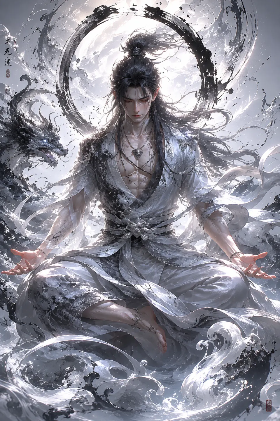 水墨龙吟·白衣仙尊