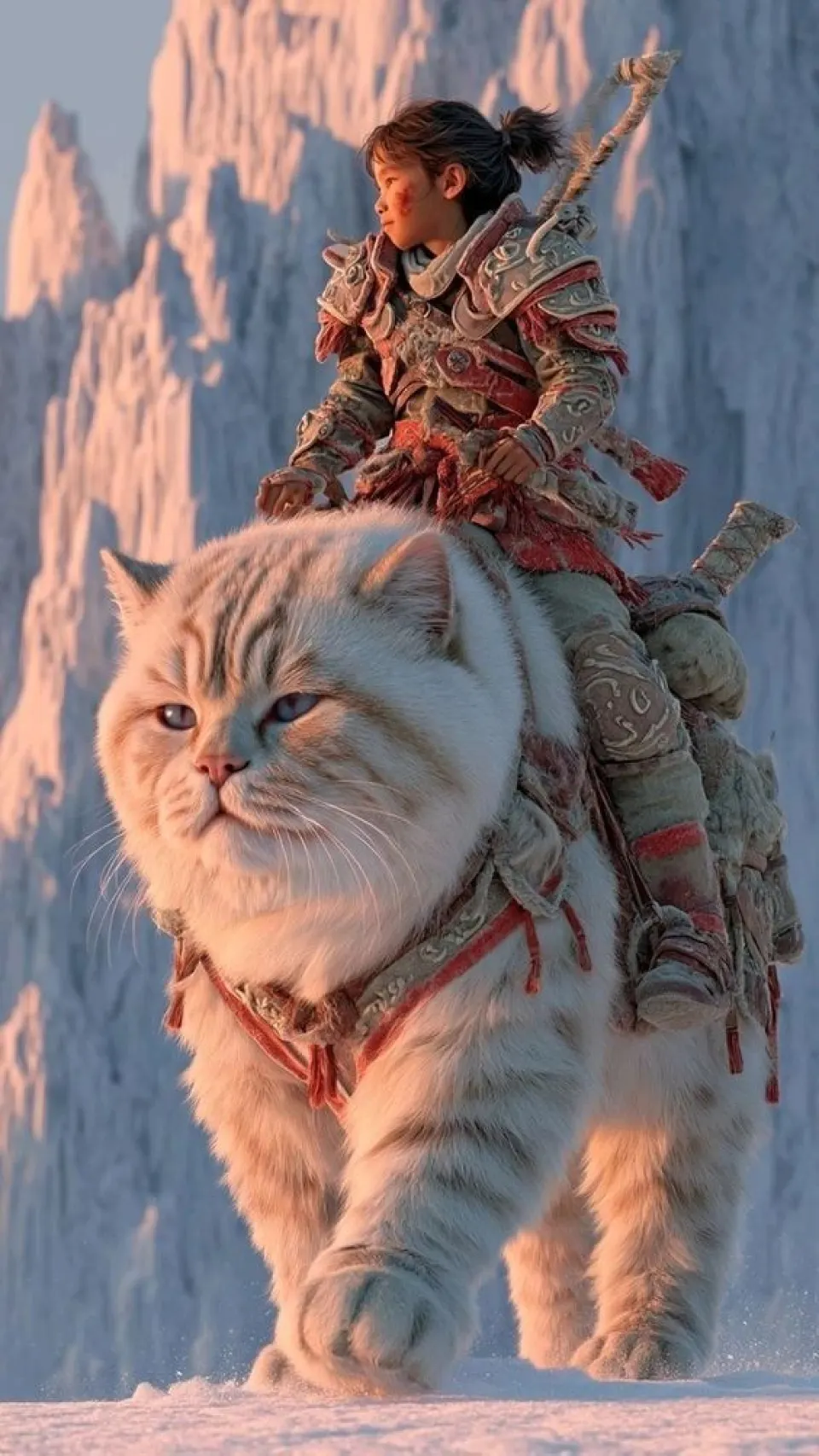 雪山猫骑武士