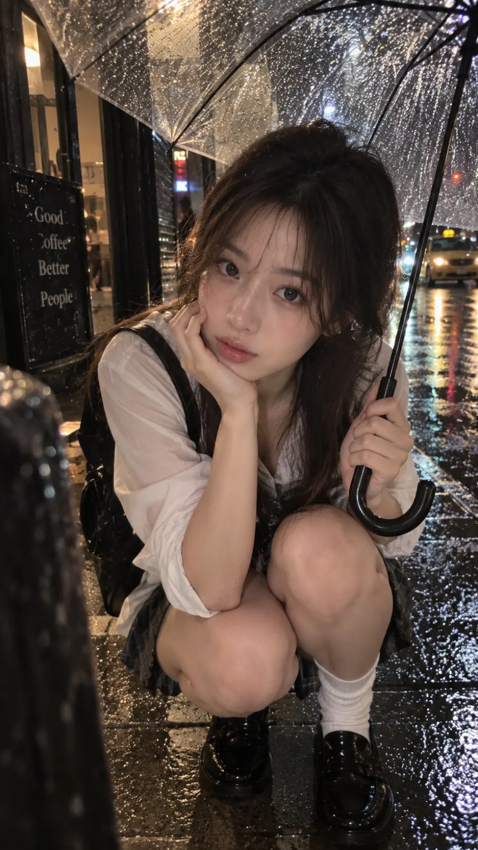 雨中咖啡
