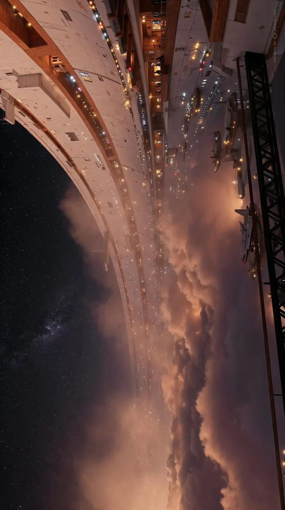 星际轨道巨型环状空间站