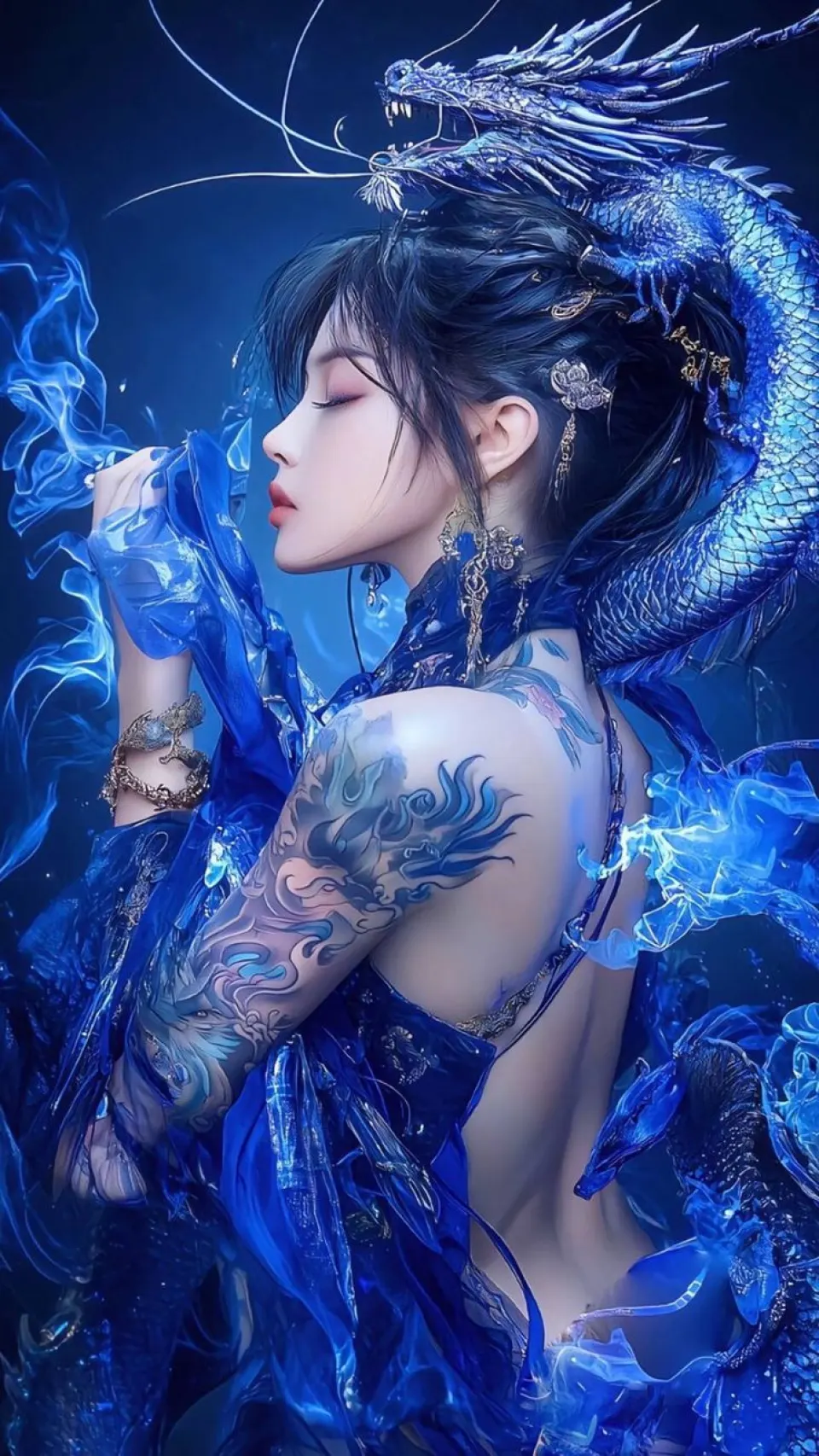 蓝焰龙吟：东方奇幻少女