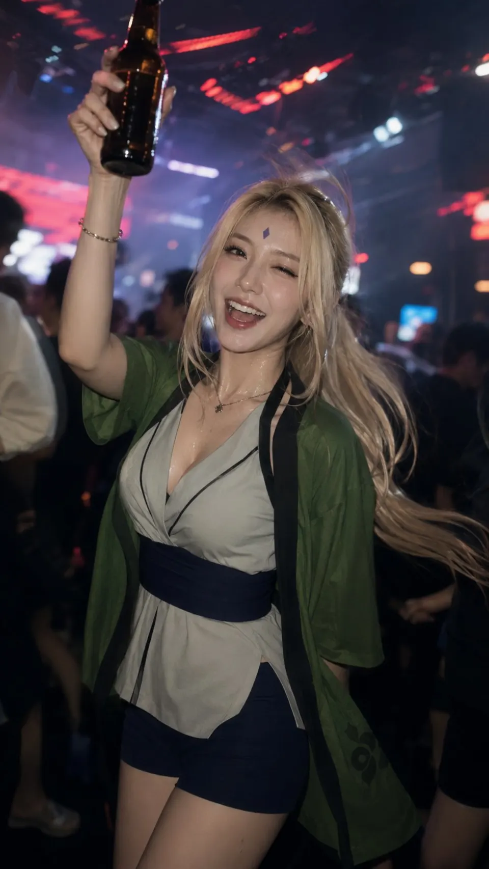 夜店霓虹舞动时刻