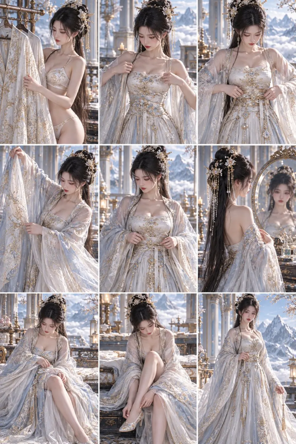 古风女性幻想肖像
