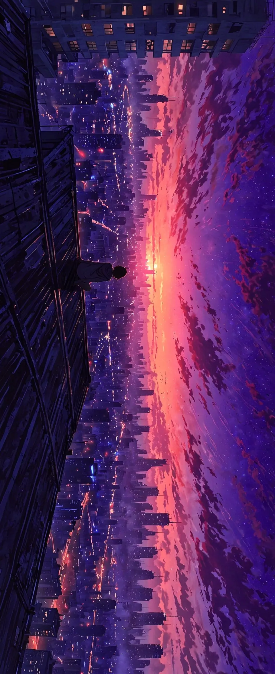 霓虹天际线屋顶