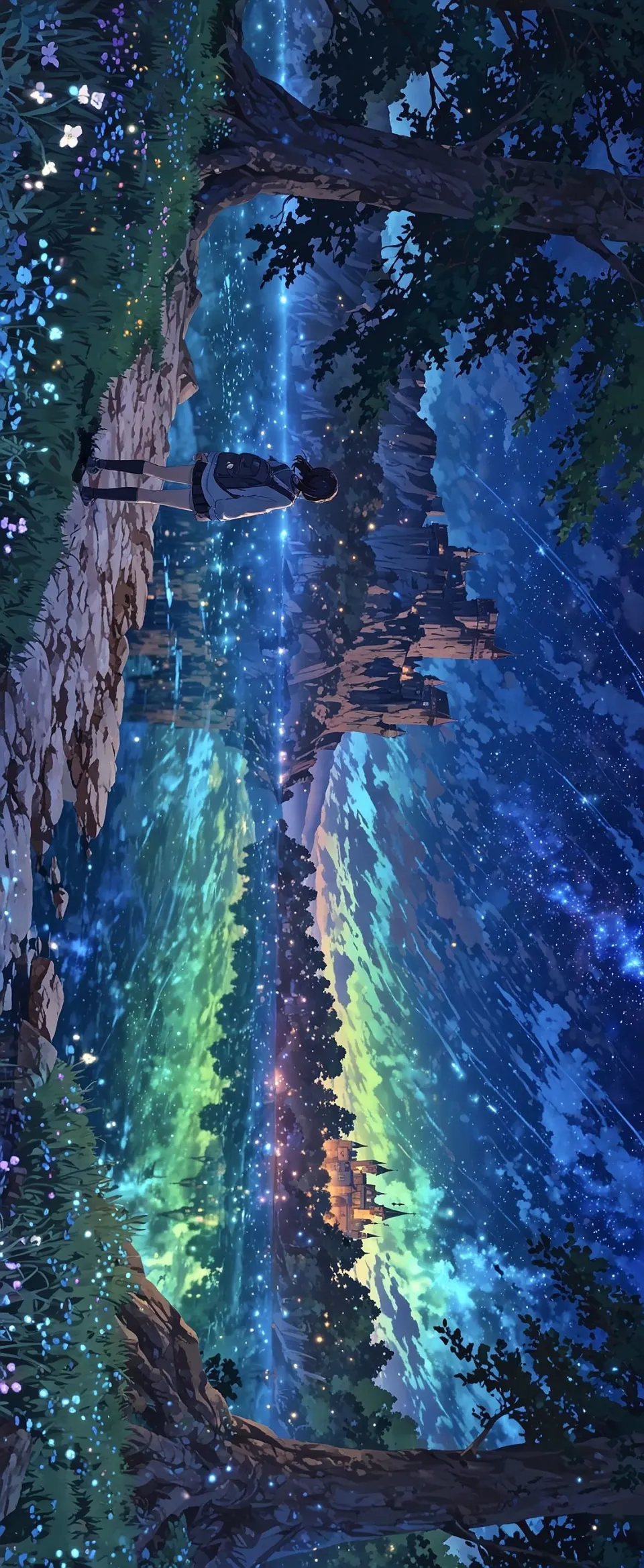星光森林中的旅人