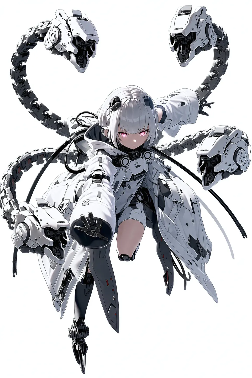 银发机械少女与浮游武装