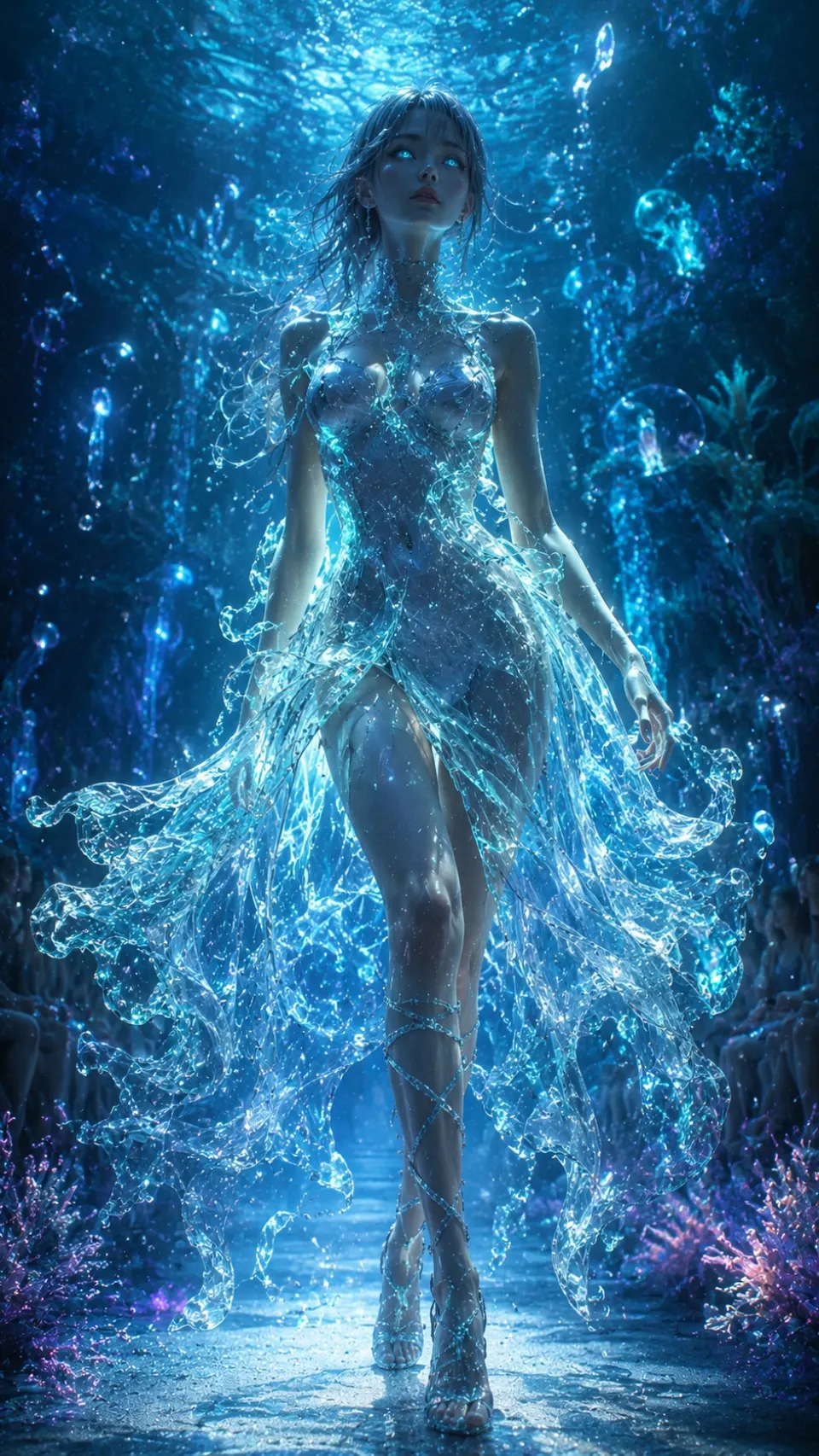 深海幻水礼服