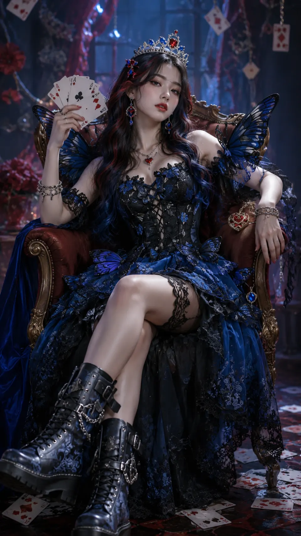 蝶影王座：扑克牌女王