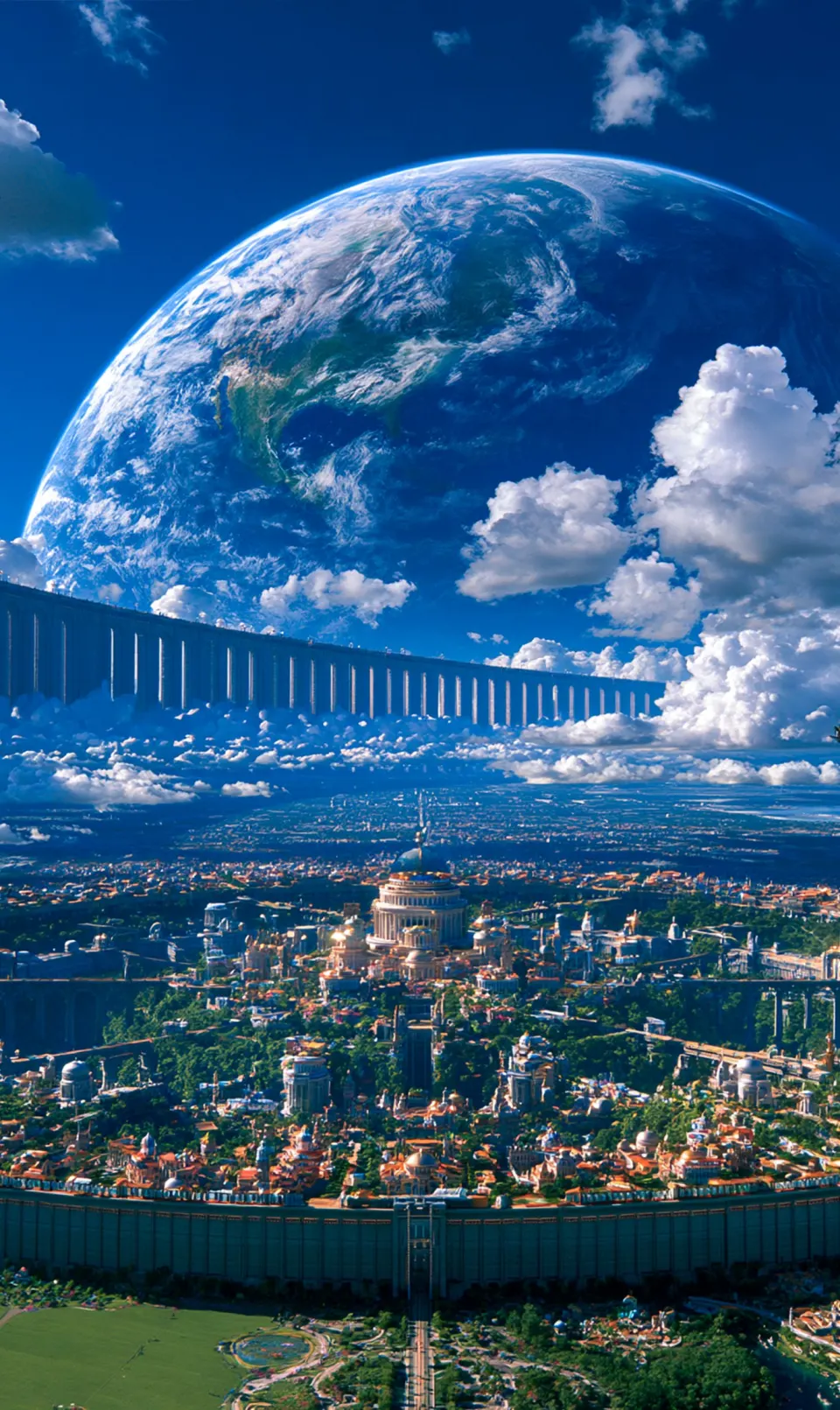 巨行星下的轨道都市