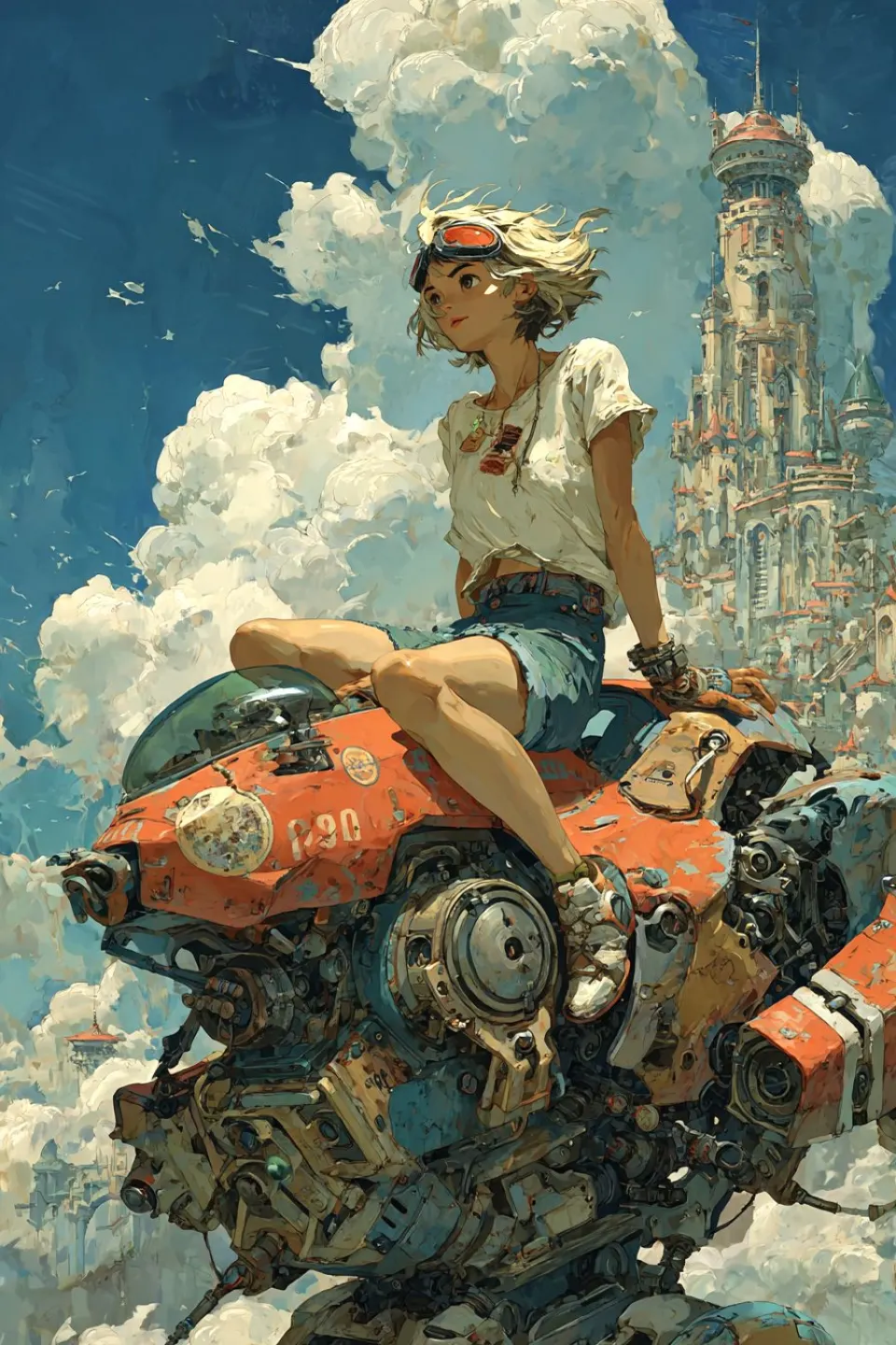 云巅少女与锈色机甲