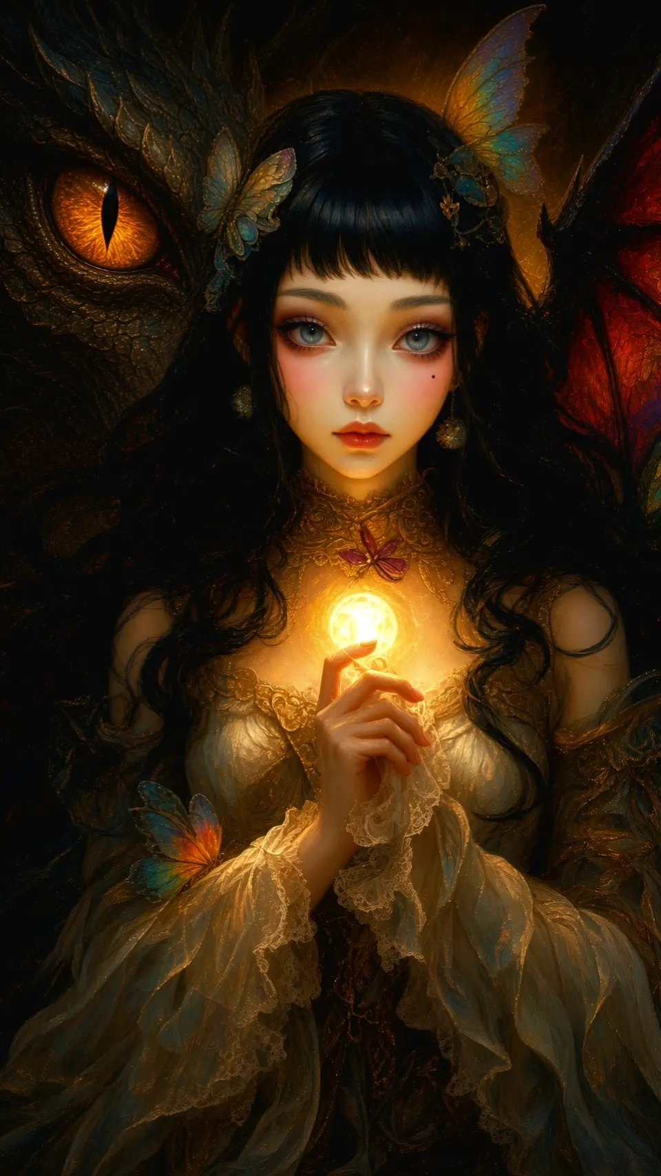 蝶影龙瞳：持光少女