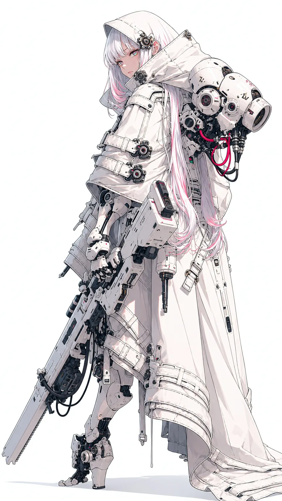 白甲机械少女
