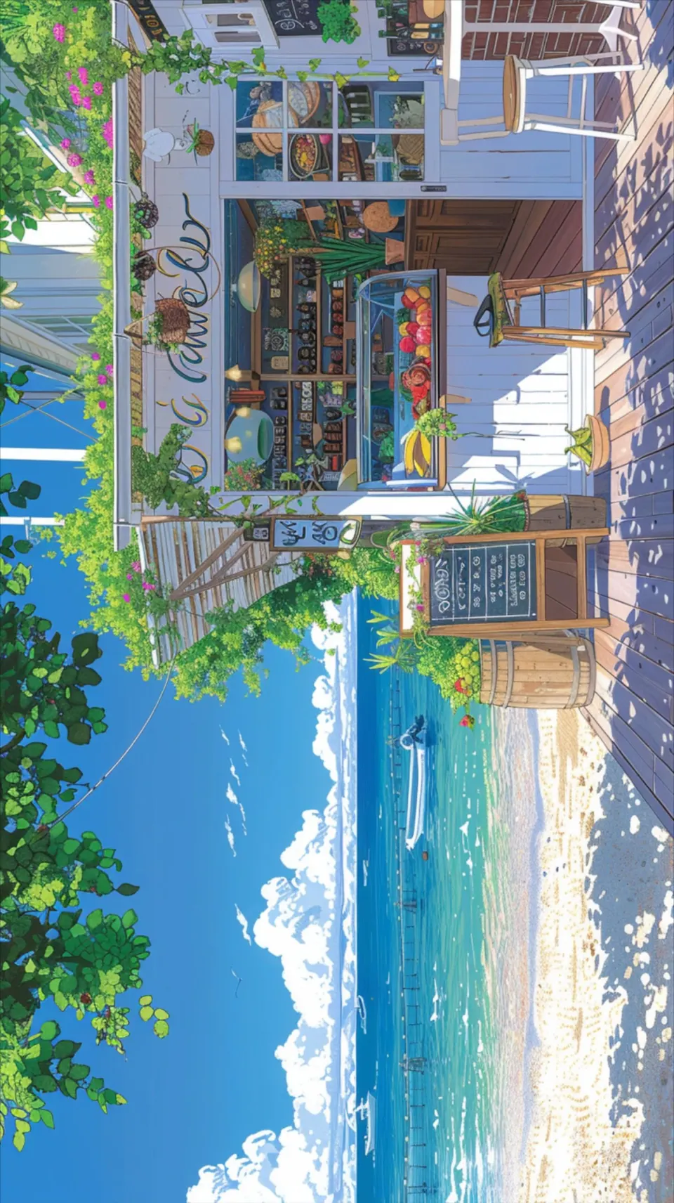 海边果蔬小铺