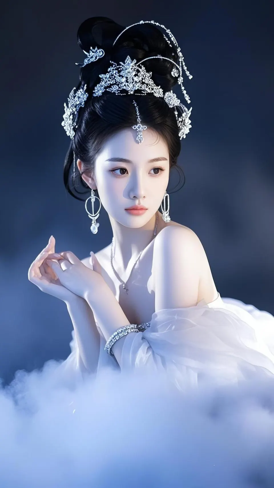 银饰云烟古风仕女