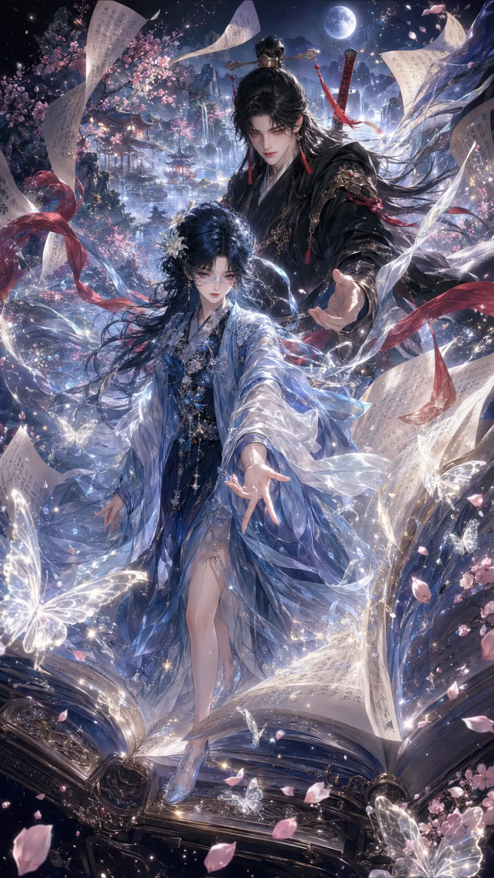 星月书卷间
