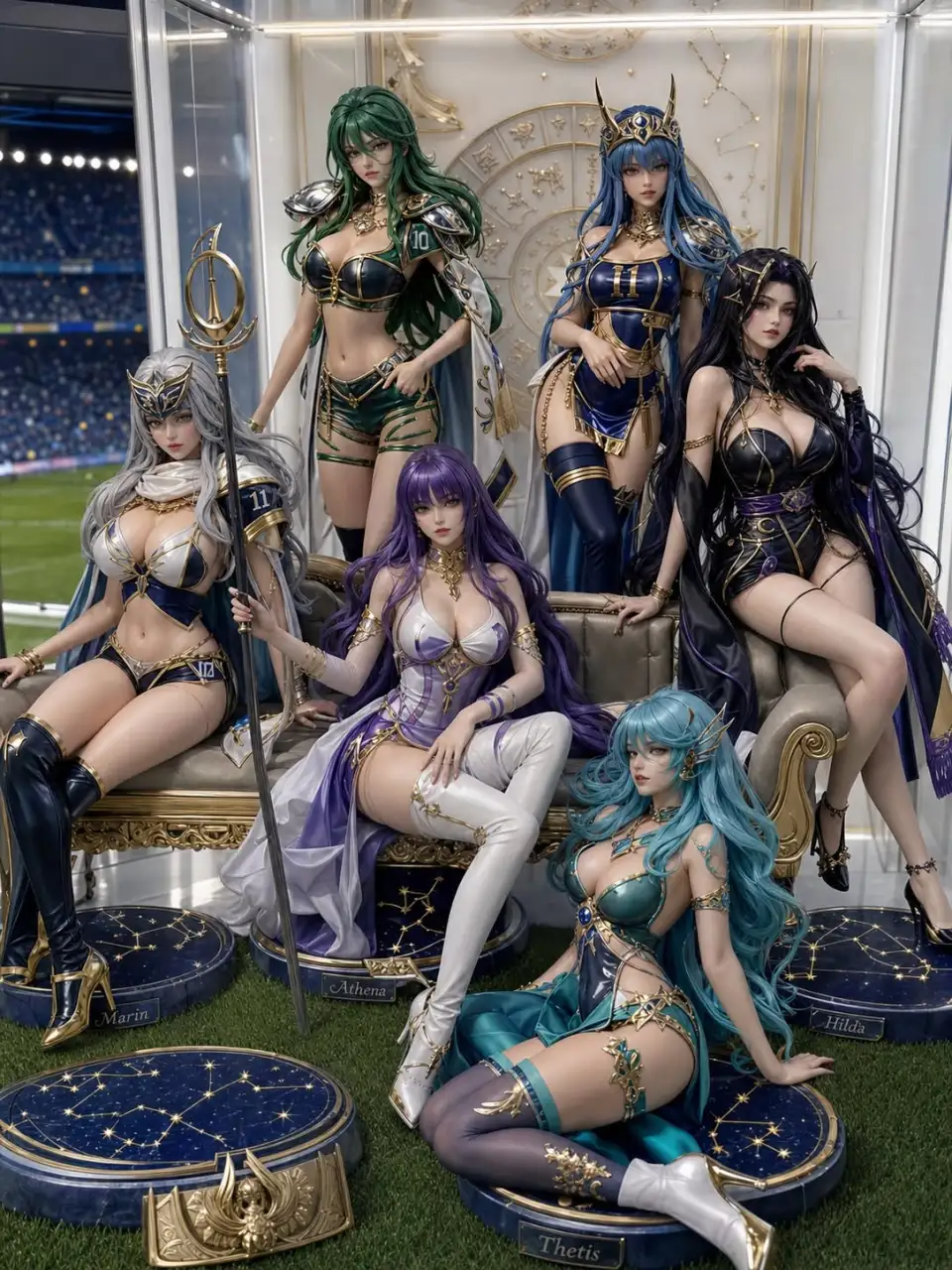 星座竞技场的六位女战士