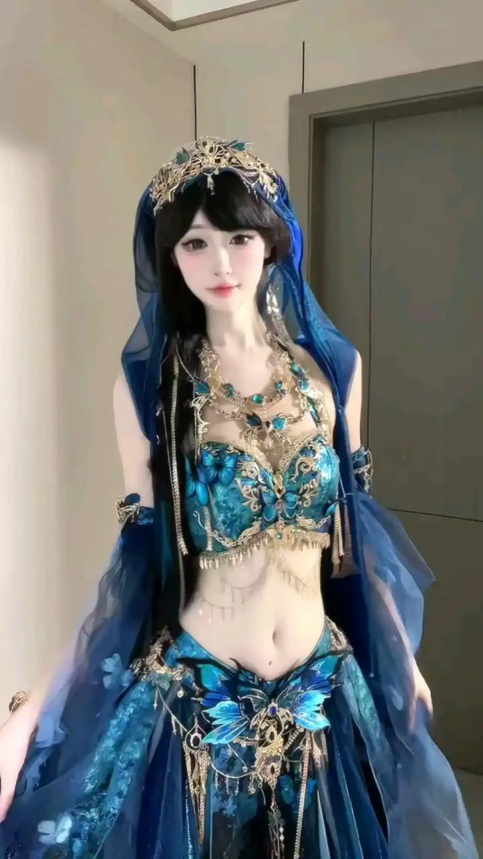 蓝蝶异域舞姬