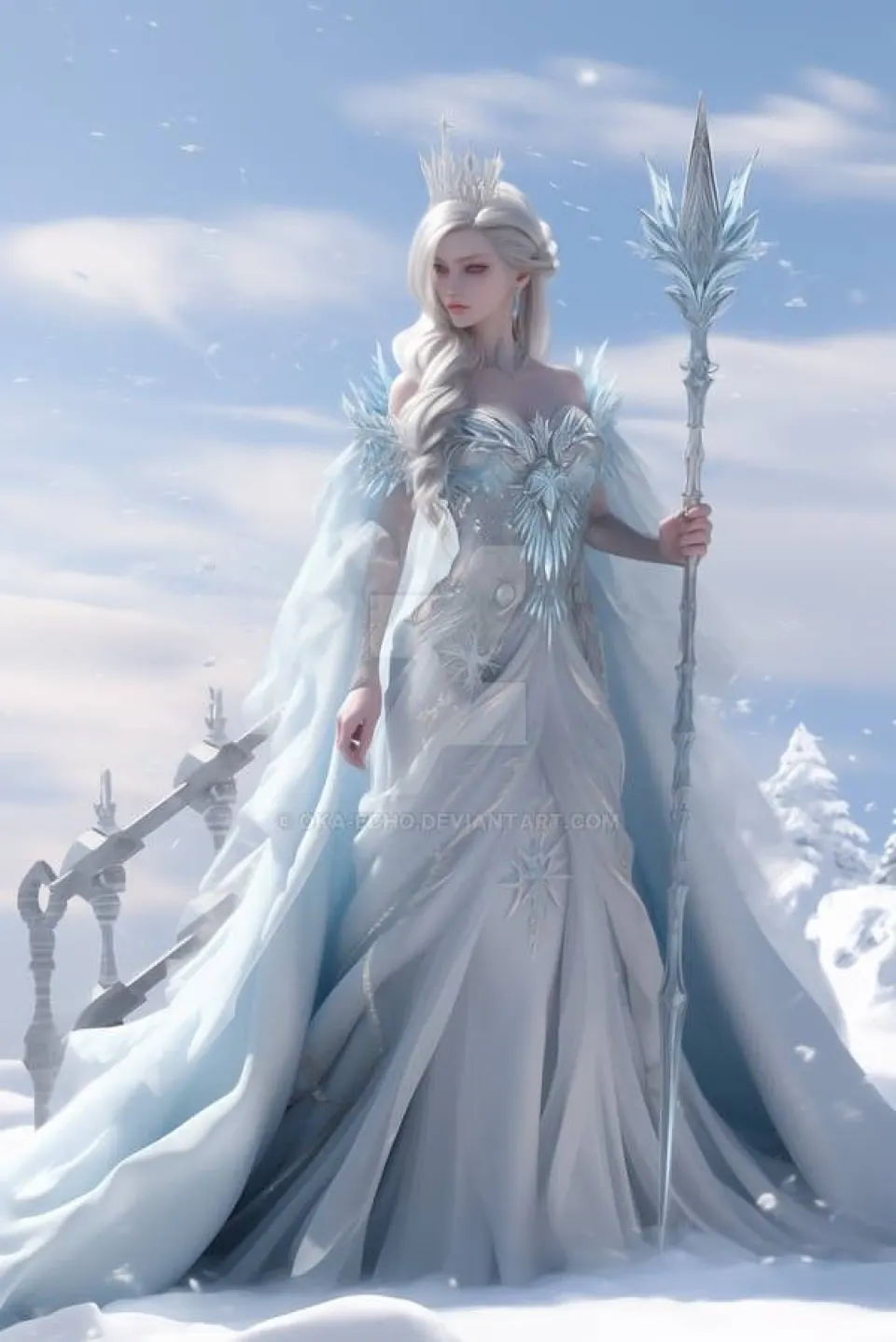 冰雪女王与霜晶权杖