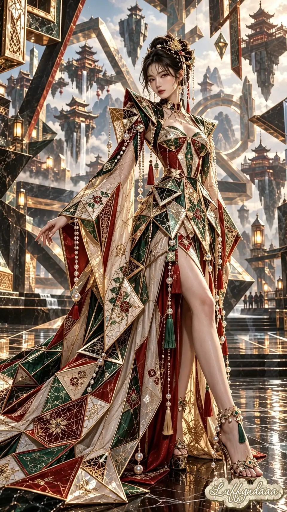 浮空楼阁中的几何华服