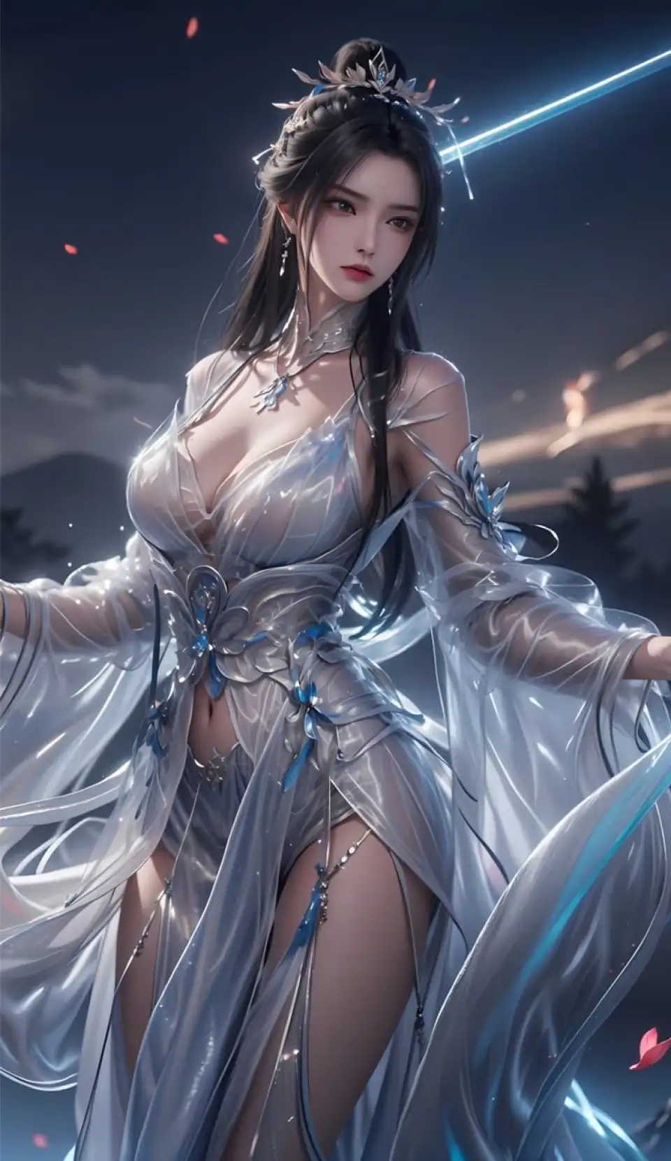 银纱飞羽