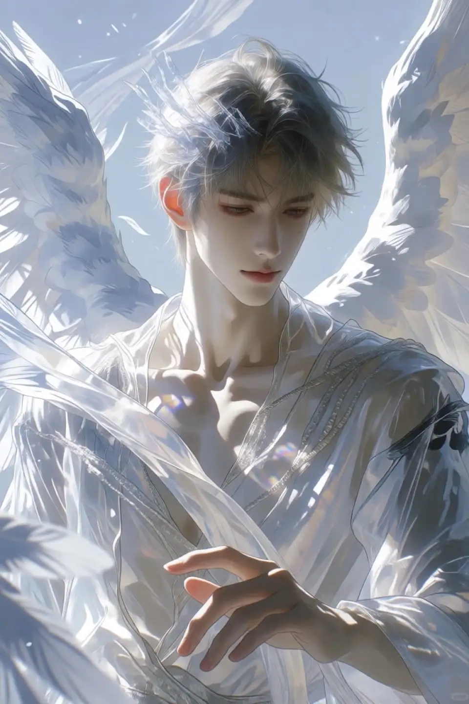 云端白翼少年